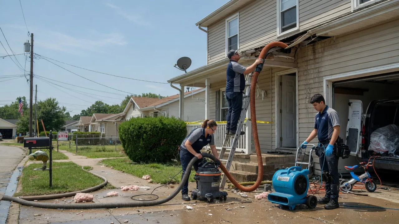 Water Damage Restoration in Burket, IN near me